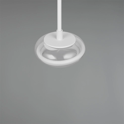 Design pendant lamp Tarsia white Ø 21.5cm Trio 4017807683349