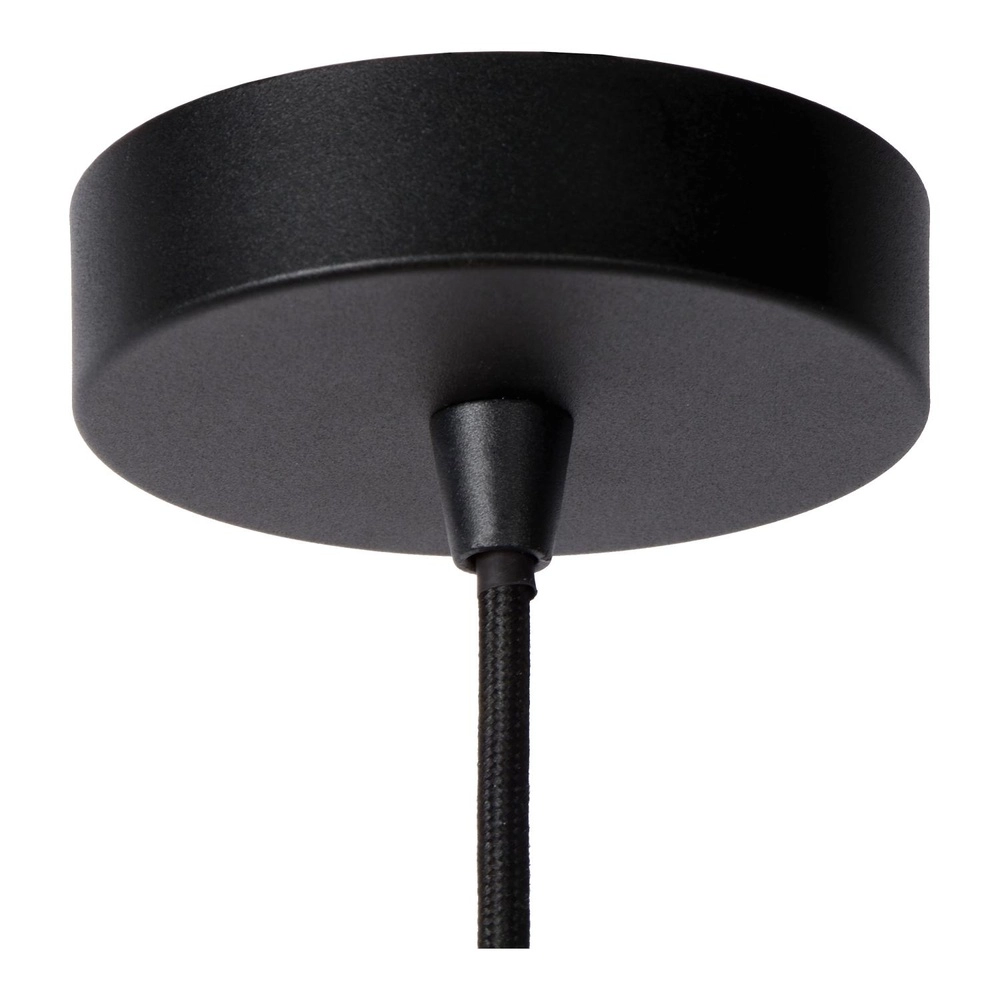 Pendant lamp Lester black 6-lights Lucide 5411212211330