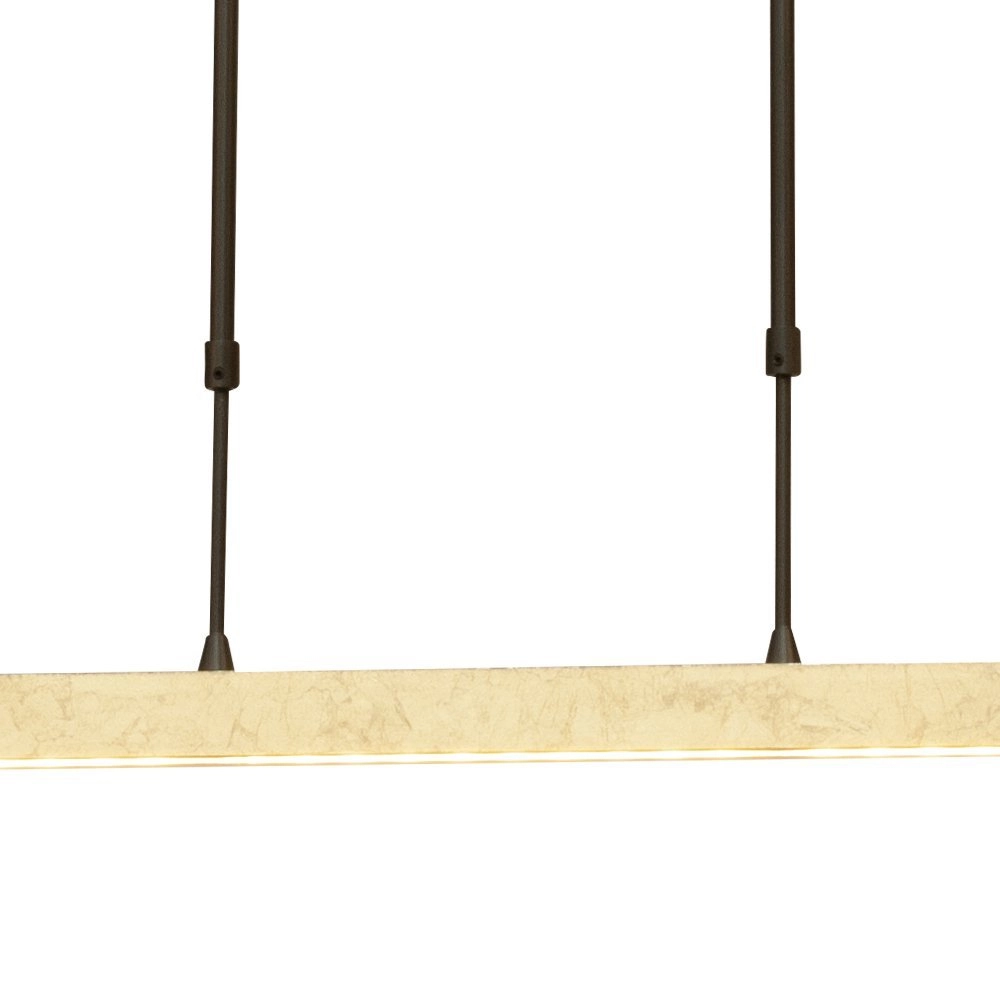 Black hanging lamp Real 3 with gold 130cm Masterlight 8718121220475
