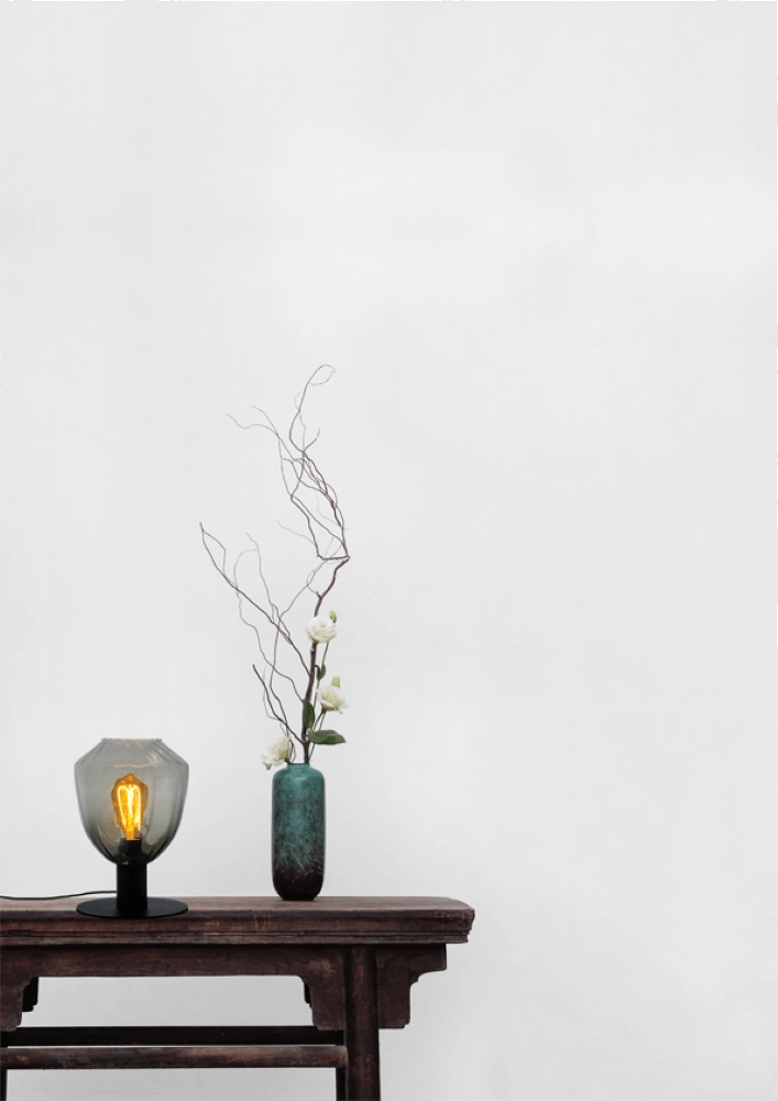 Table lamp Porto with Nicolette green glass Masterlight 8718121271477
