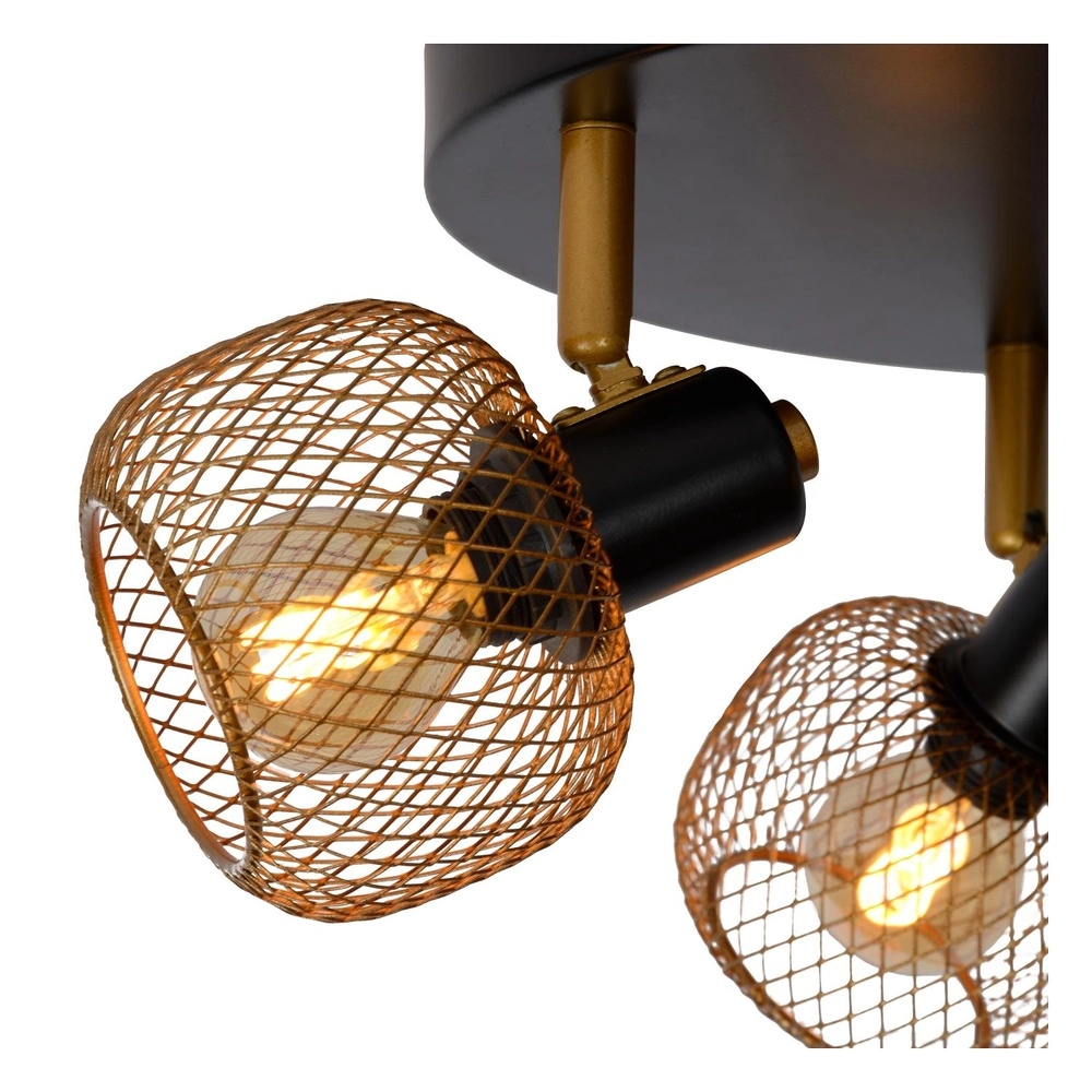 Ceiling light Maren 3-light gold Lucide 5411212771124