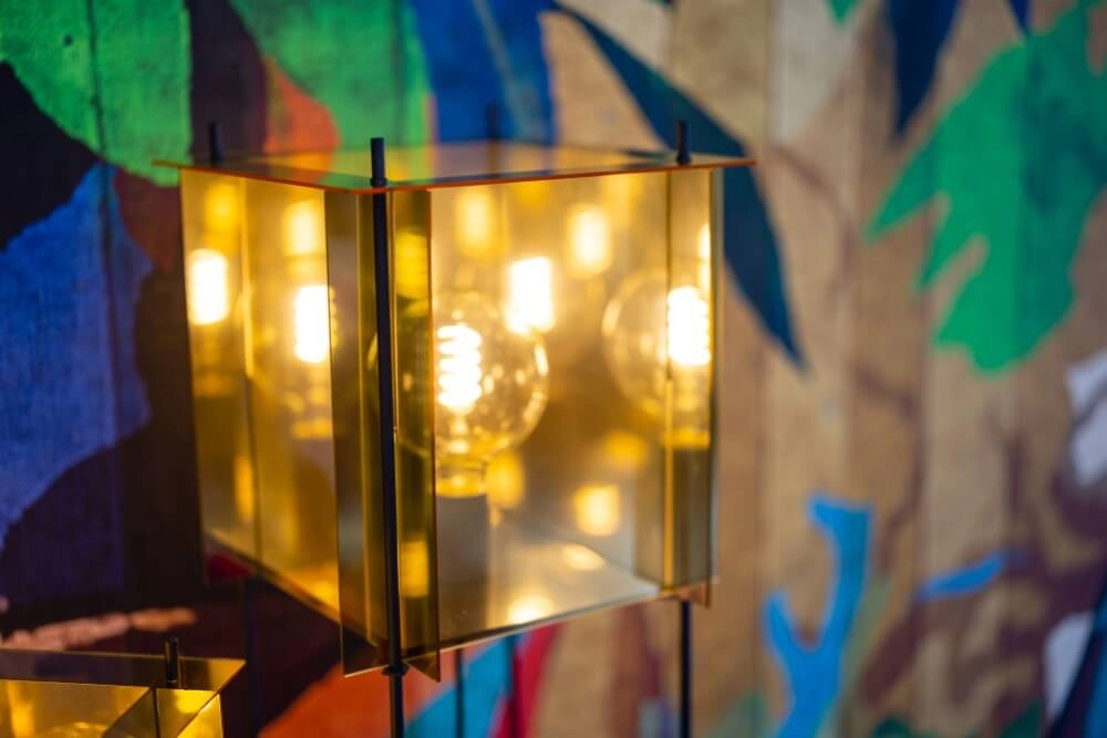 Square floor lamp Cube 160cm ETH 8720195304883
