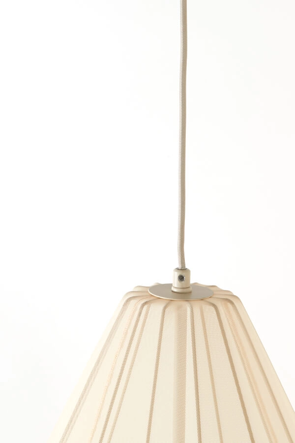 Japandi pendant lamp Itela cream Ø 38cm Light & Living 8717807702755