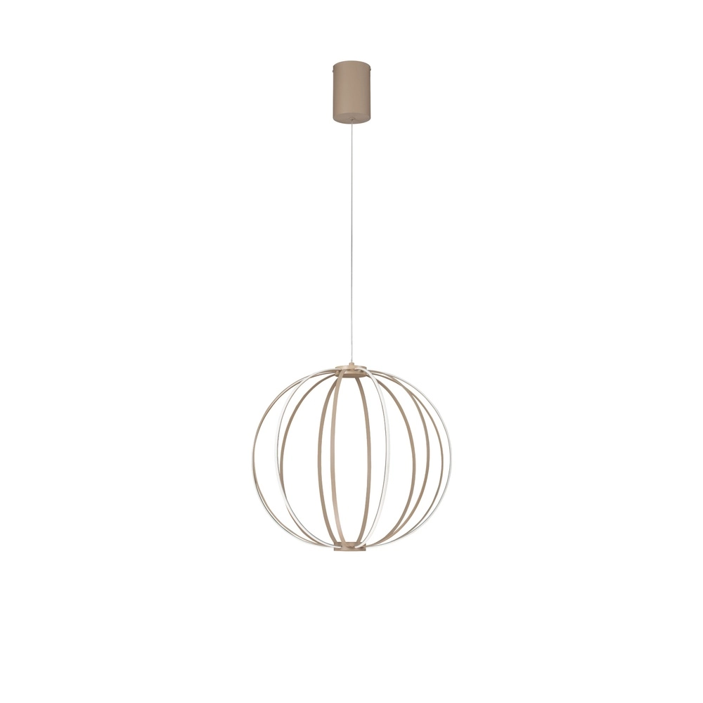 Pendant lamp Brea beige Ø 50cm Lyora 5212017494375