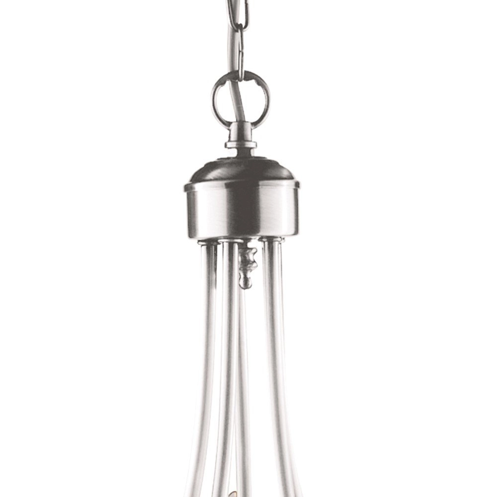 Chandelier Maypole 46cm 5-light matt silver Searchlight 5053423021034