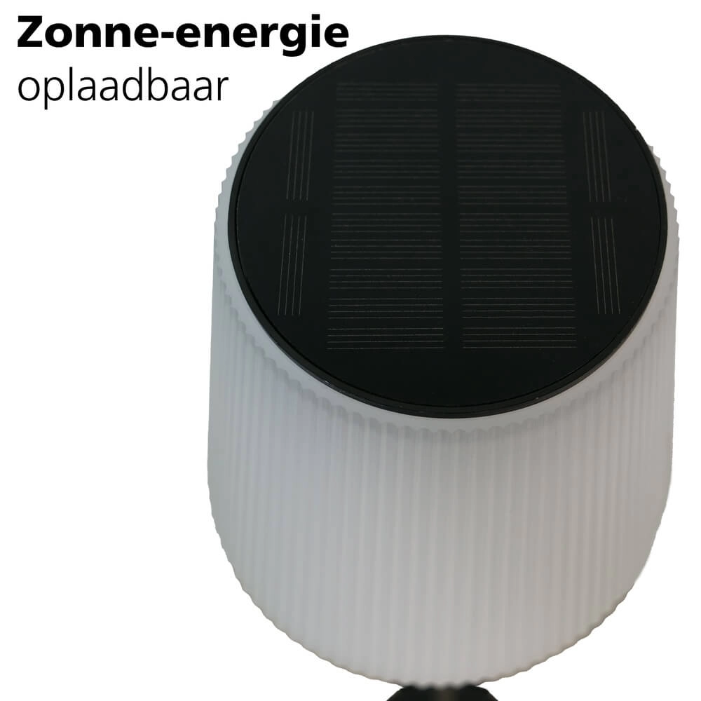 Terrace lamp Scordiano Black and White Solar Eglo 9008606355136