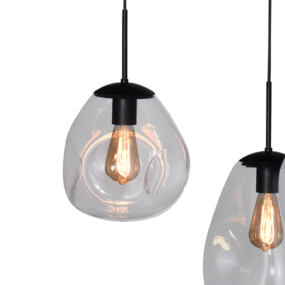 Hanging lamp Lava 6x clear glass Masterlight 8718121286167