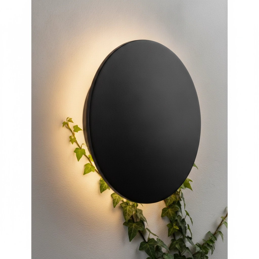 Round wall lamp Copper black Ø 30cm