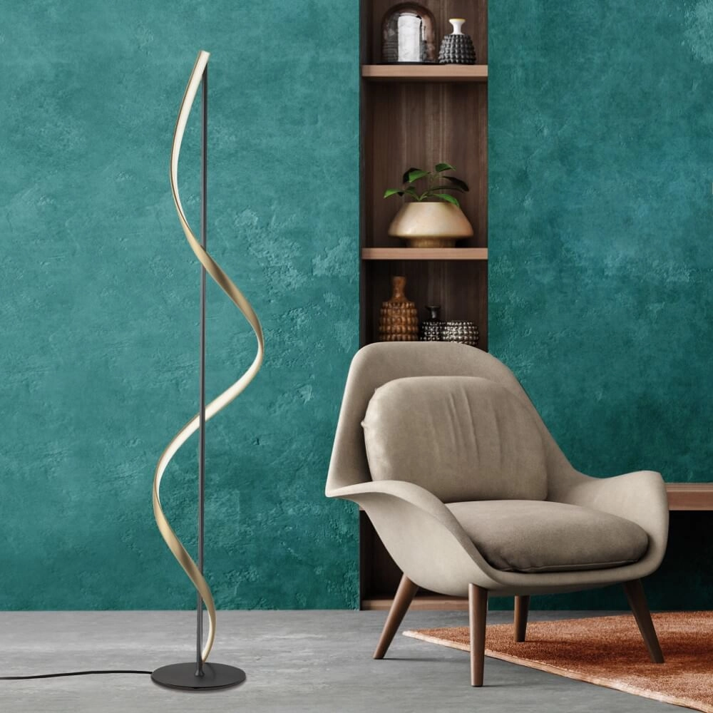 Design floor lamp Q-Swing anthracite Paul Neuhaus 4012248373781