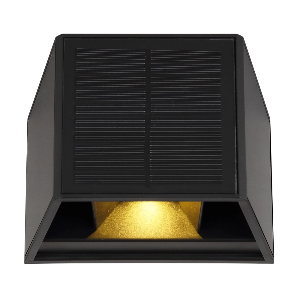Solar wall lamp Helion Black Globo 9007371448012