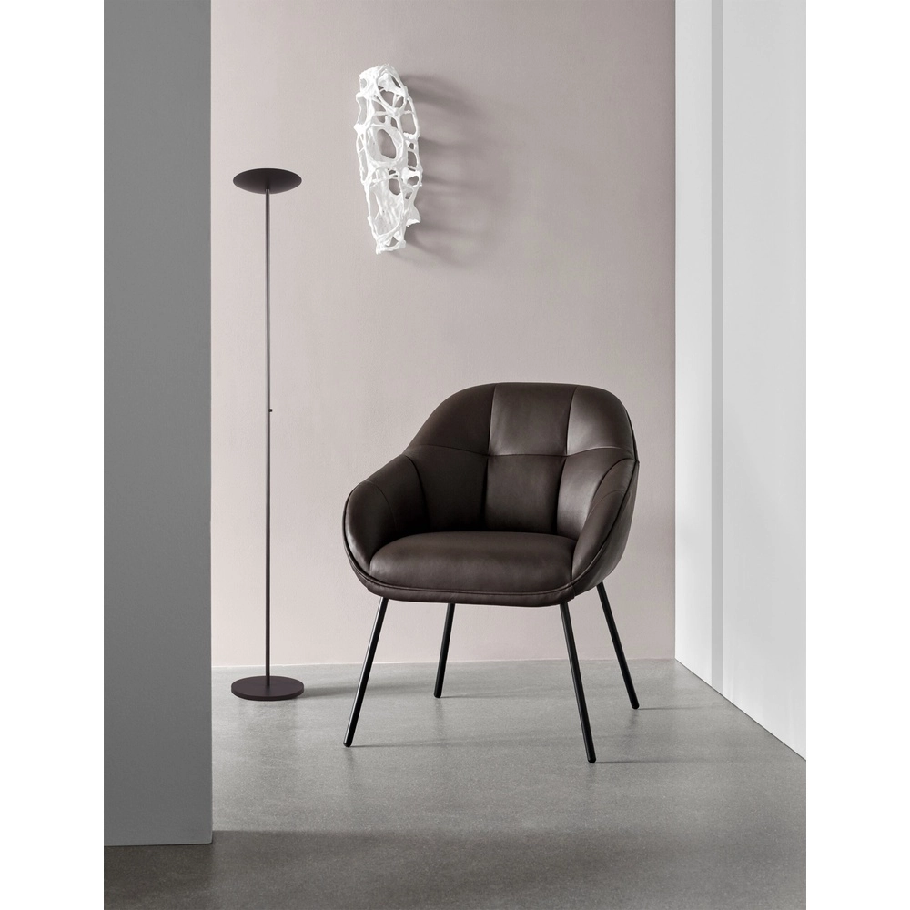 Design floor lamp Scala black Ø 25cm Masterlight 8718121296609