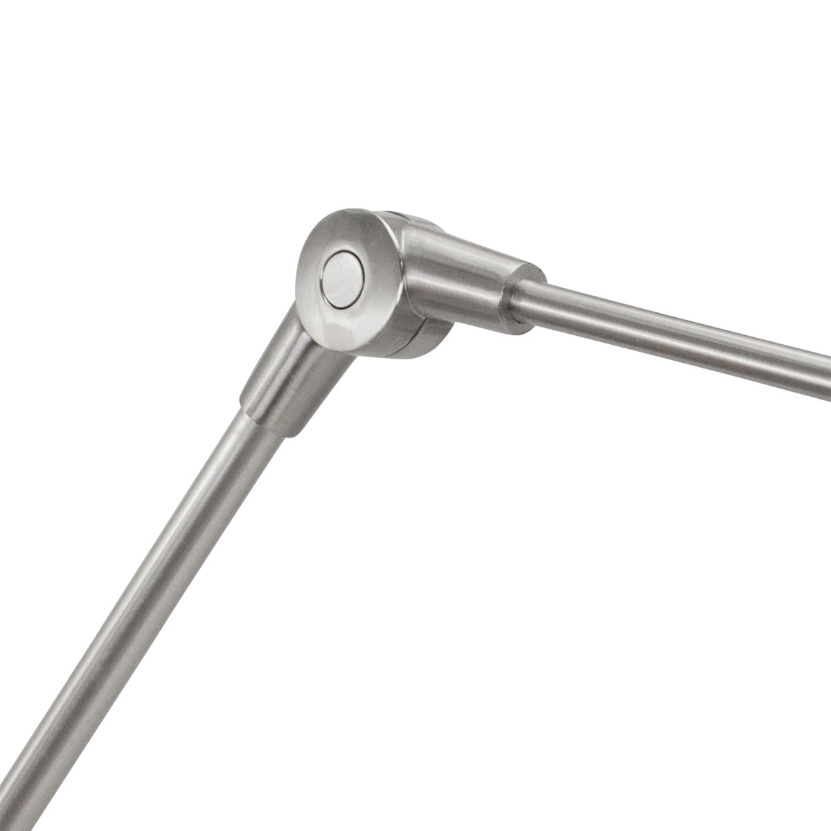 Wall Reading Lamp Prestige Chic Stainless steel with 30cm taupe velvet shade Steinhauer 8712746145809