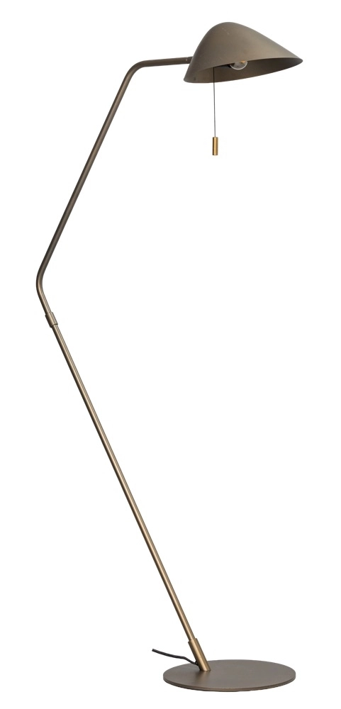 Design floor lamp Lotte Anodic Brown