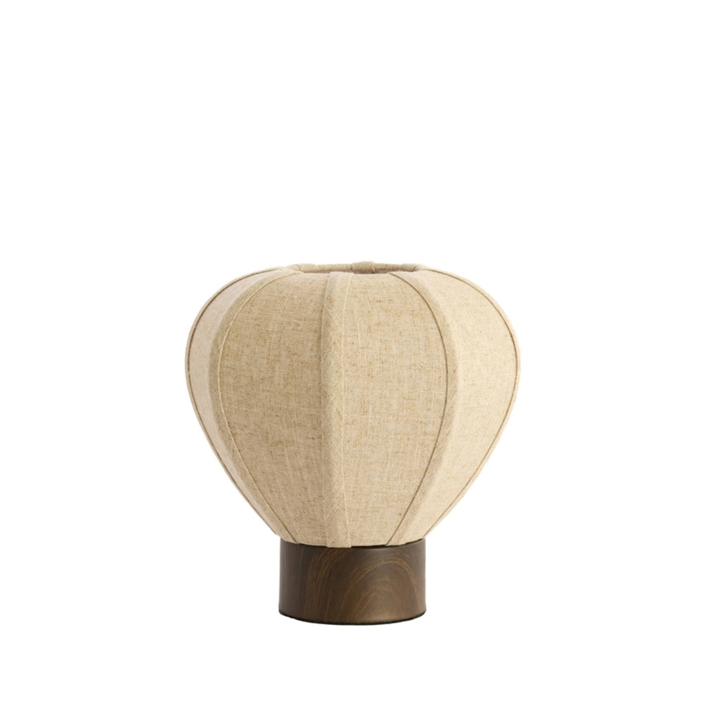 Table lamp Kyzo Ø 23cm japandi brown