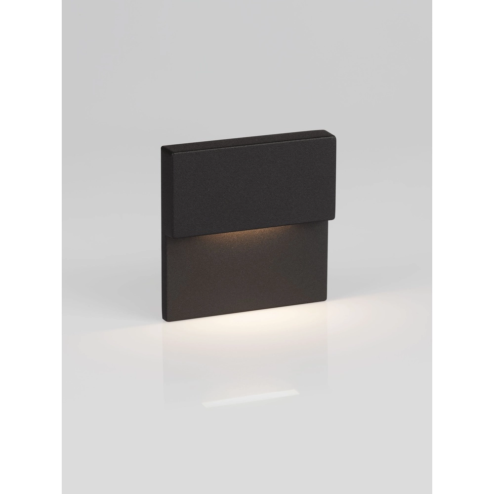 Recessed wall lamp Dan black 2700K Lyora 5212017497475