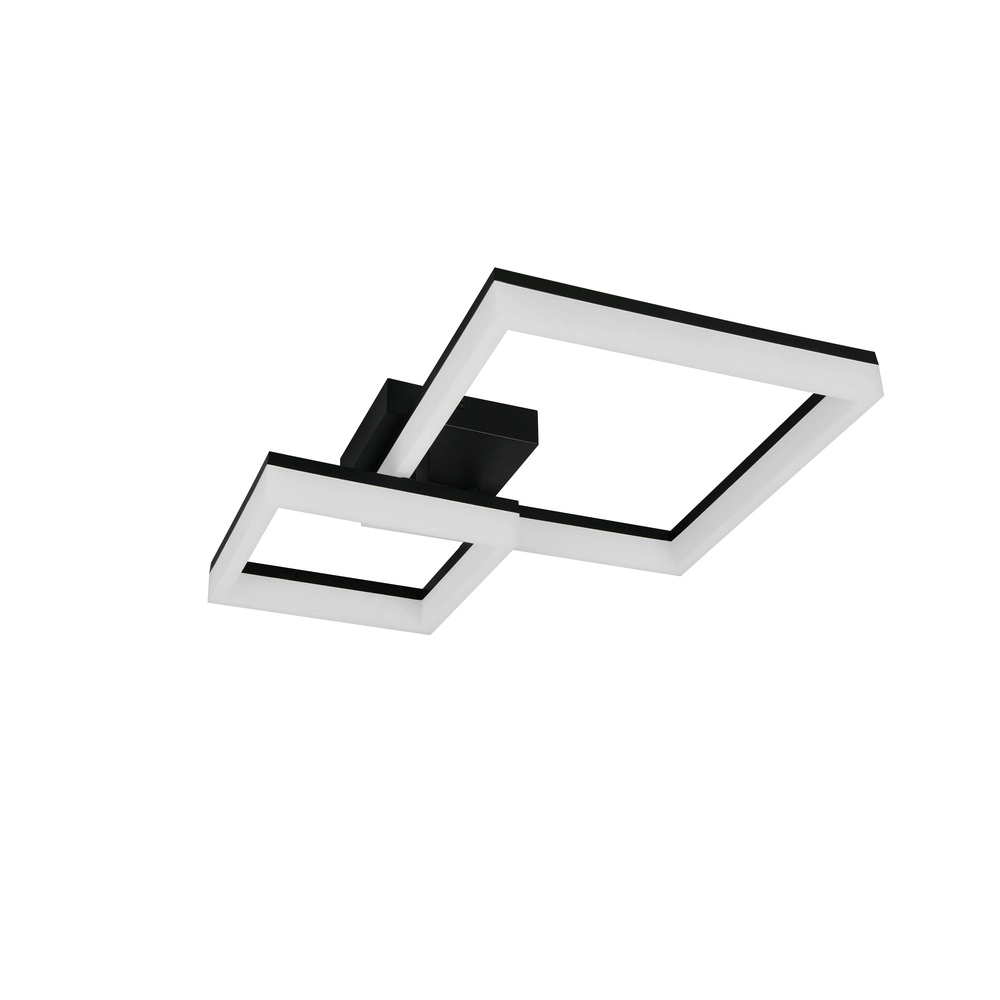 Sleek ceiling lamp Camino black Trio 4017807655803