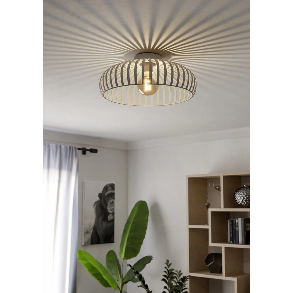 Sand ceiling lamp Mogano 3 Ø 43cm Eglo 9008606328741