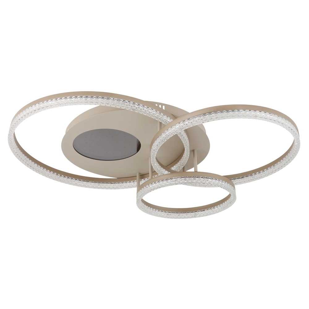 Ceiling lamp sand brown Sanford round Globo 9007371589739