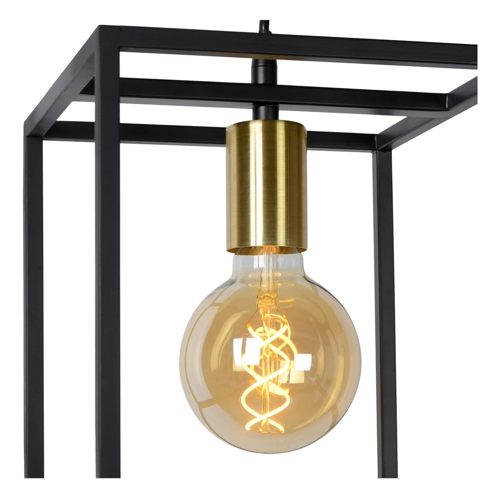 Pendant lamp Ruben Black Lucide 5411212000156