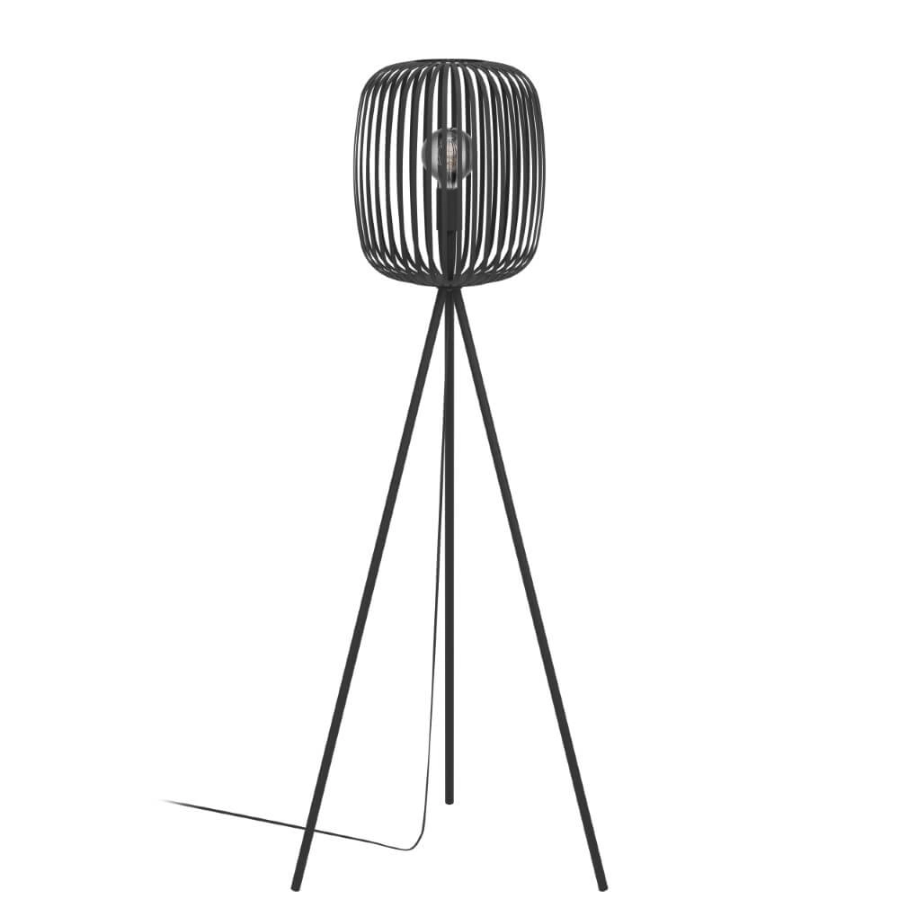 Black floor lamp Romazzina Ø 32.5cm