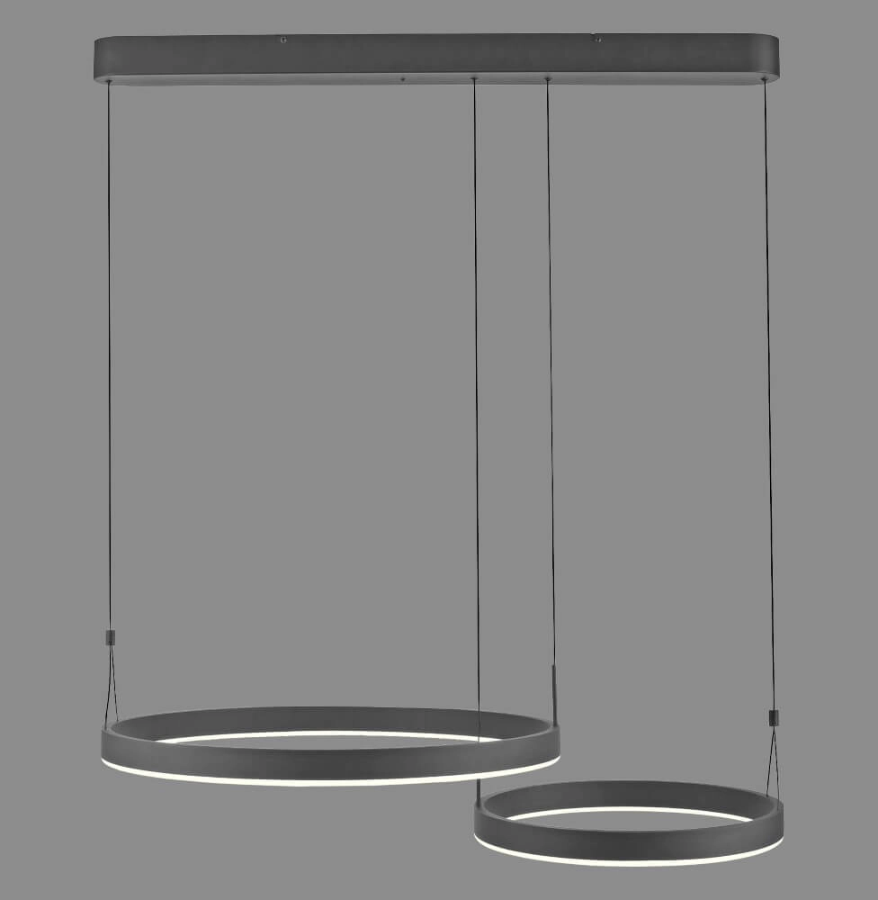 Design pendant lamp Esko black Paul Neuhaus 4012248384565