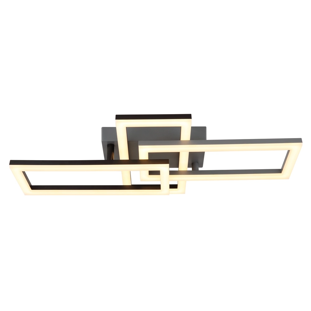 Black design ceiling lamp Sapena 61.4 x 34.1cm Globo 9007371456390