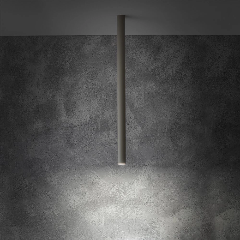 Long surface-mounted spotlight Fourty M 75cm - light grey Lyora 5903139108867