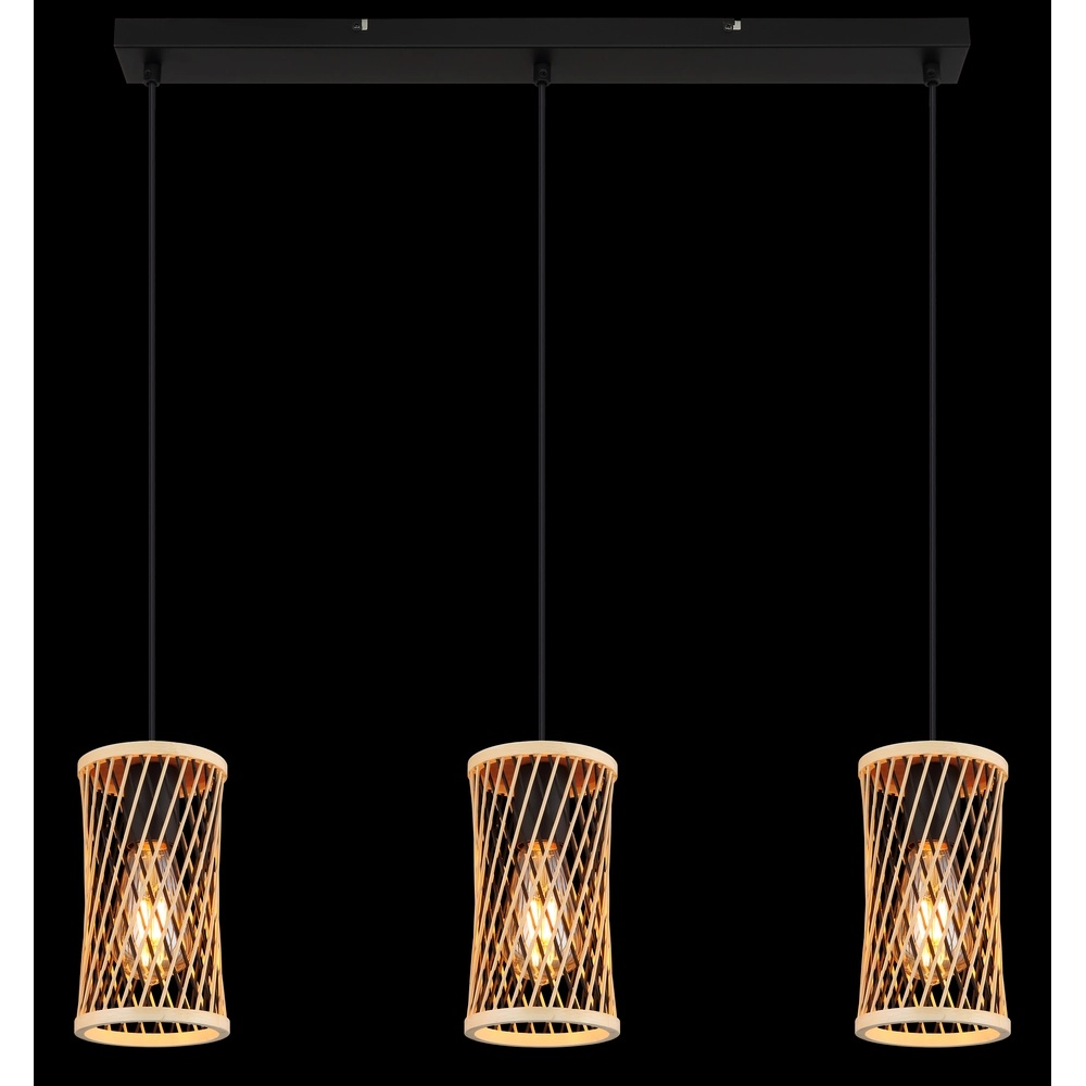 Pendant lamp Mali 3-light Globo 9007371533725