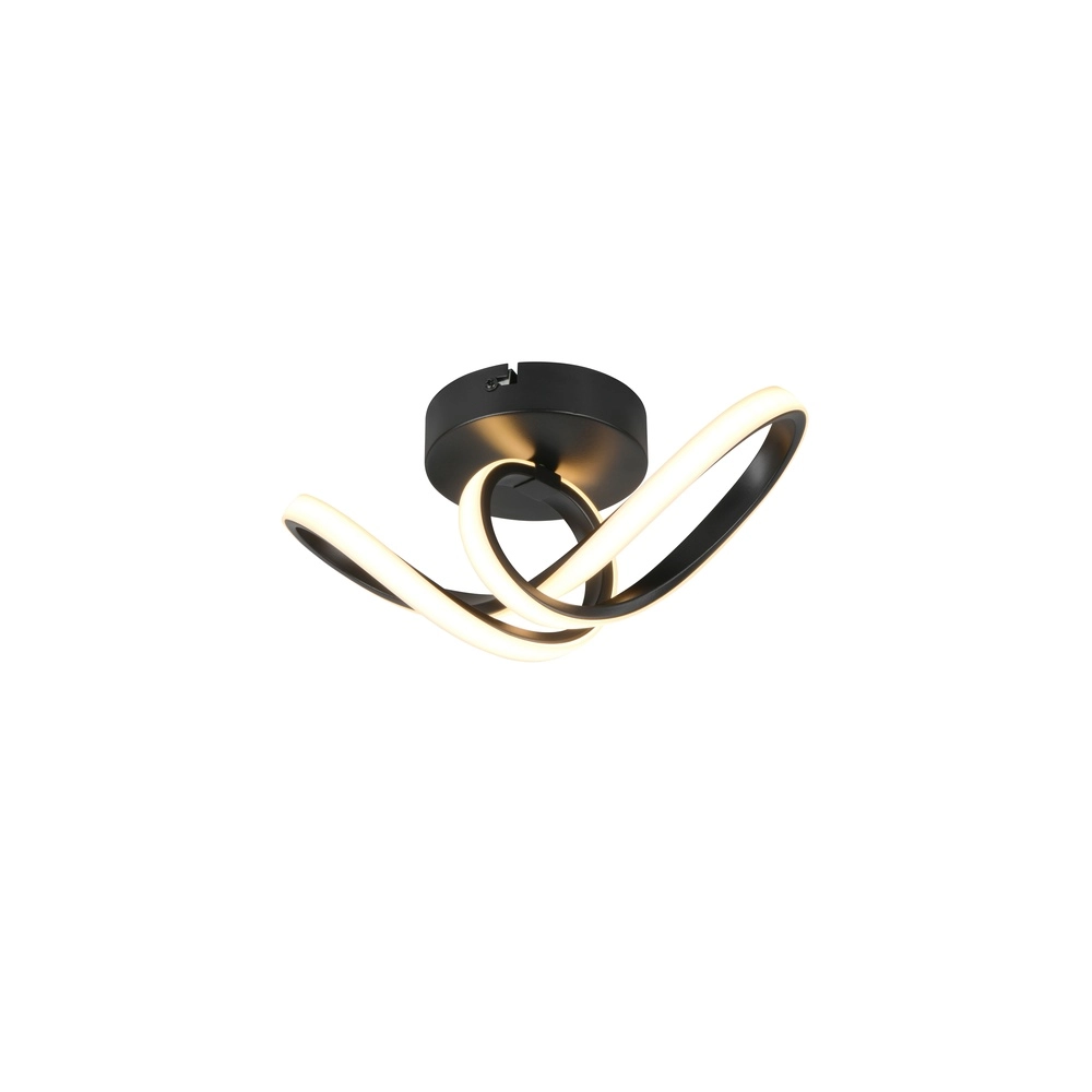 Modern ceiling lamp Rusa black