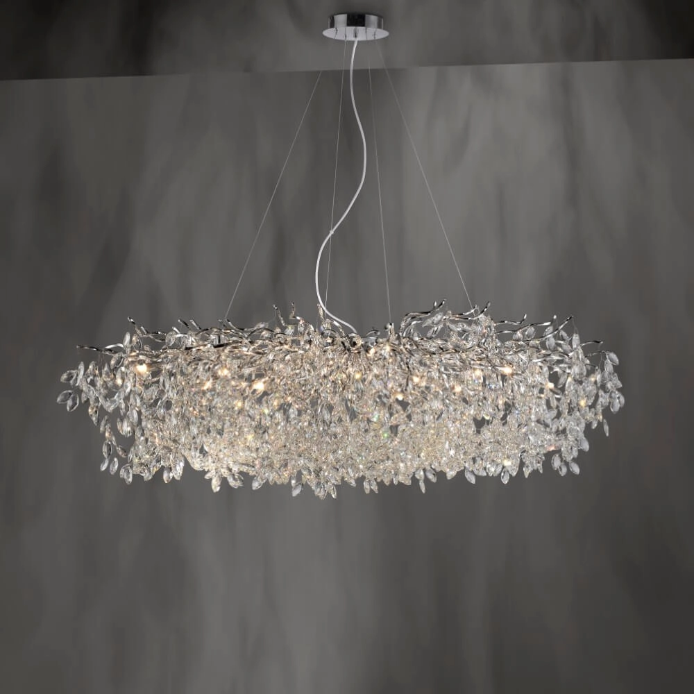 Chandelier Ricicle 150cm chrome Paul Neuhaus 4012248382097