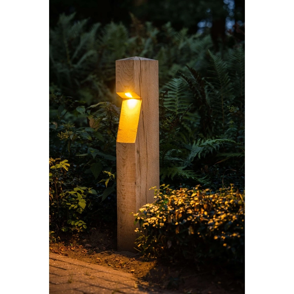 Wooden path lighting Eye 100 Accoya - 10x10x90cm - 2700K Timberlab 8716803513754