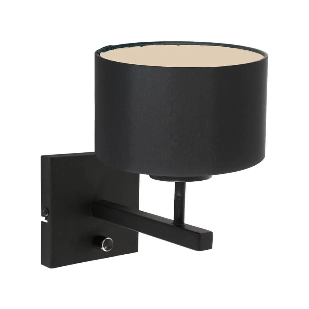 Black bedroom wall lamp Stanger Steinhauer 8712746152531
