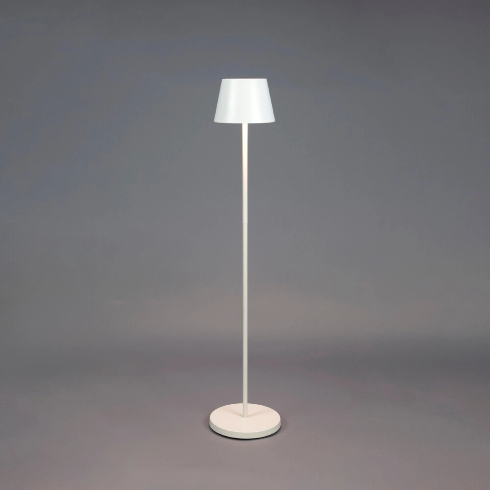 Rechargeable floor lamp Pomezia Medium white KonstSmide 7318307841251