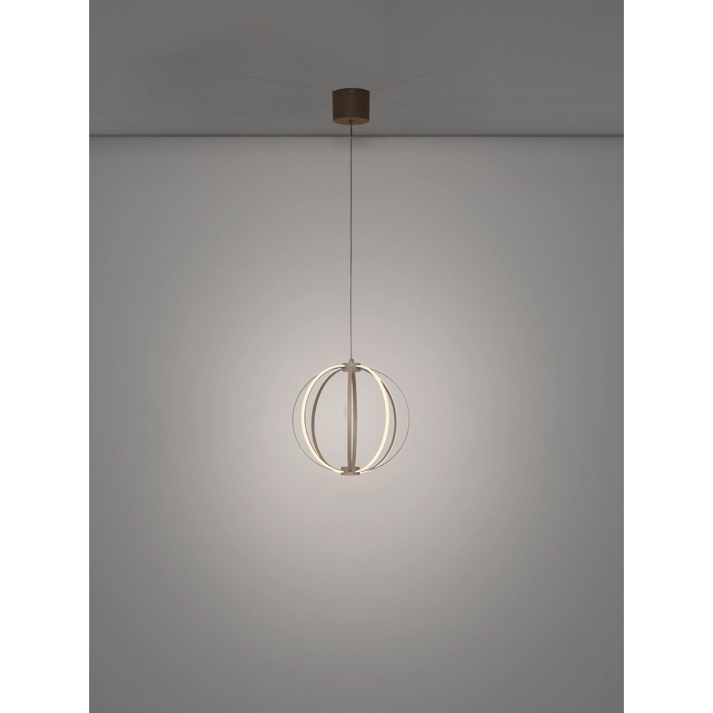 Pendant lamp Brea beige Ø 30cm Lyora 5212017494382