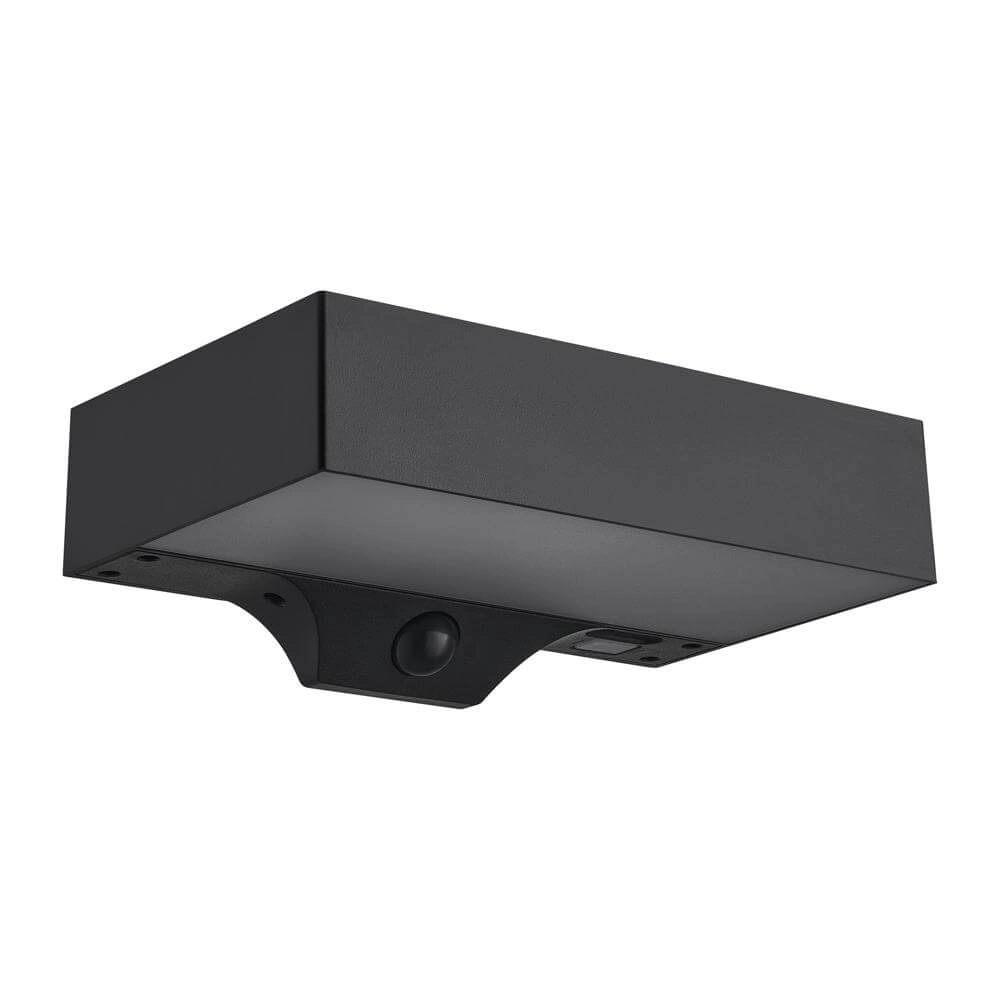 Solar wall lamp Monay black rectangle Nordlux 5704924023538