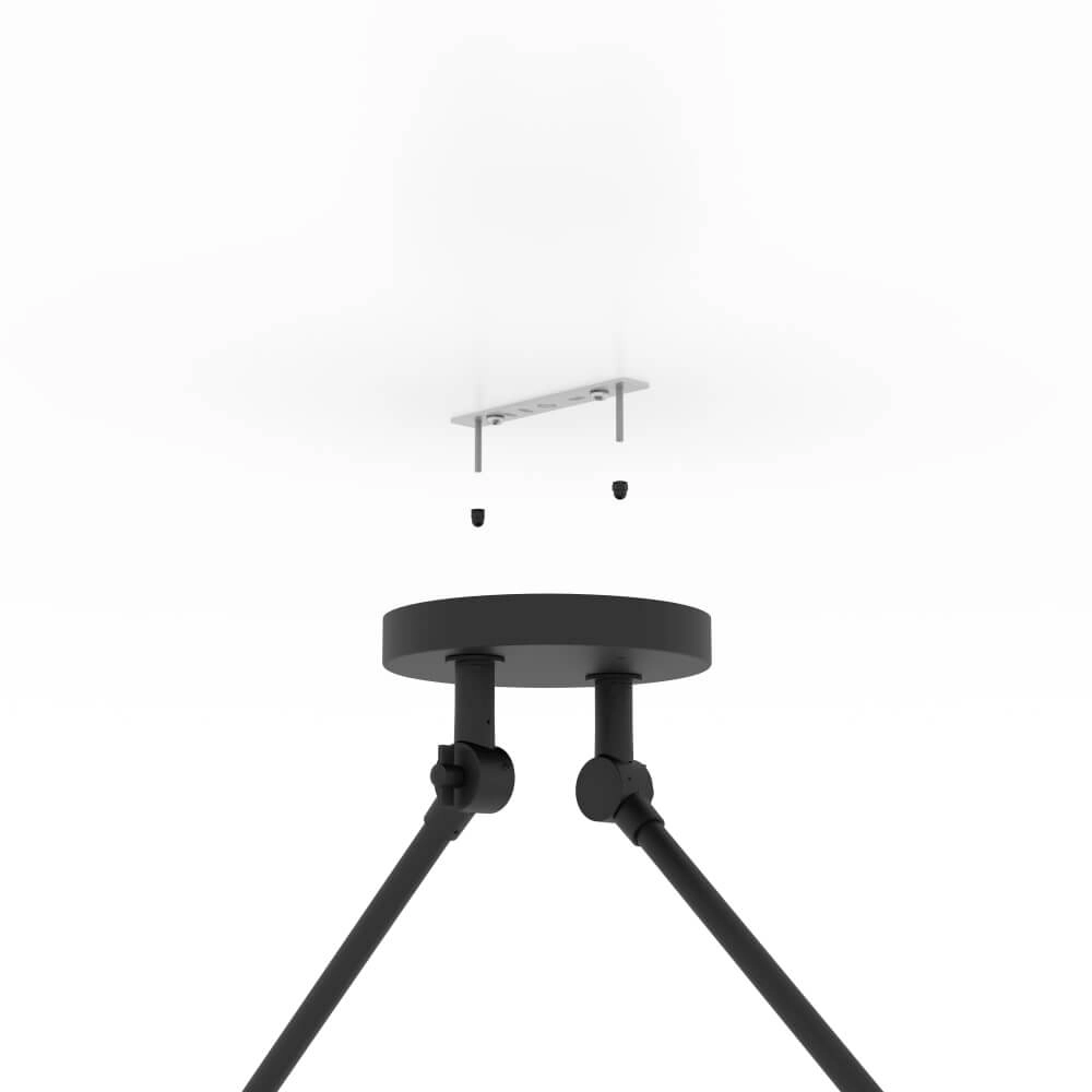 Hanging lamp double adjustable Pistunio cappuccino Stars of Light 9008606238064
