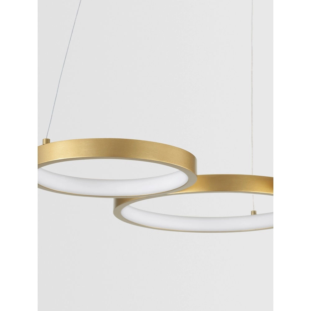 Modern pendant lamp Magnus gold 55cm Lyora 5212017433176