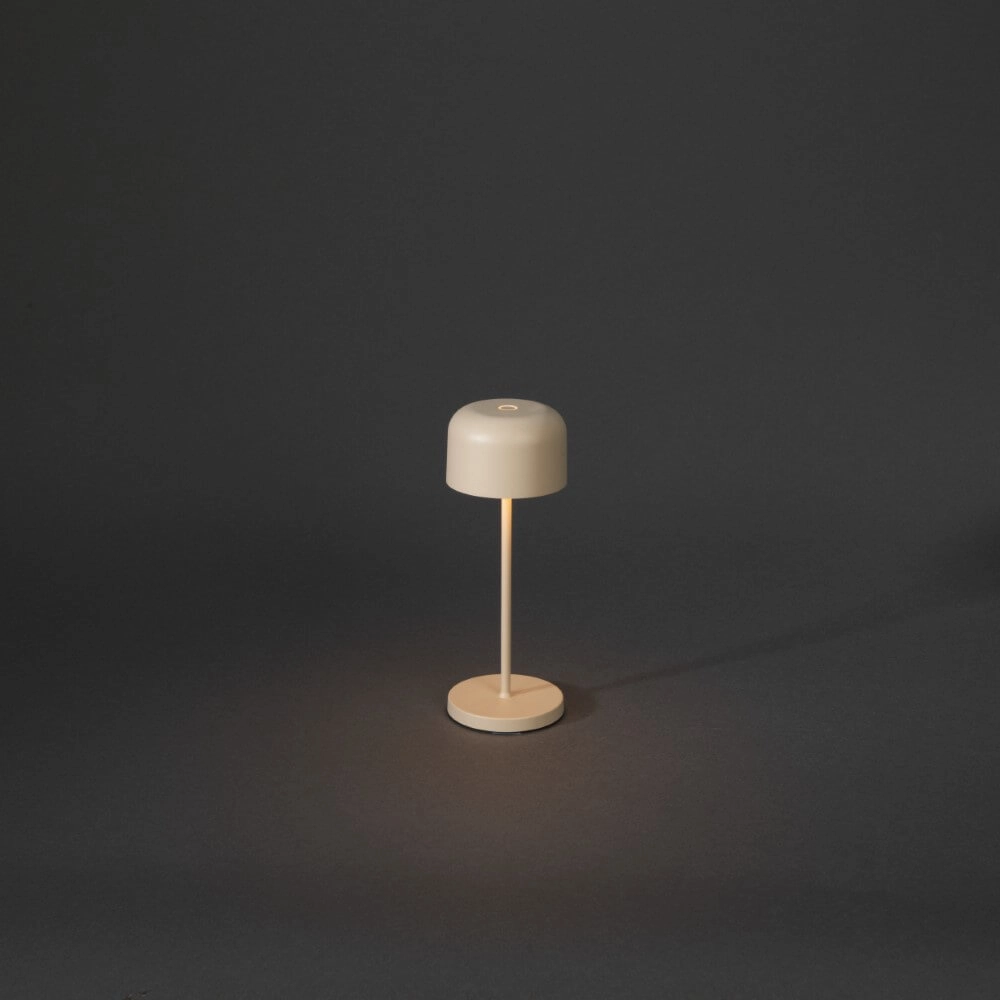 Rechargeable table lamp Lille mini Sand color KonstSmide 7318307835335
