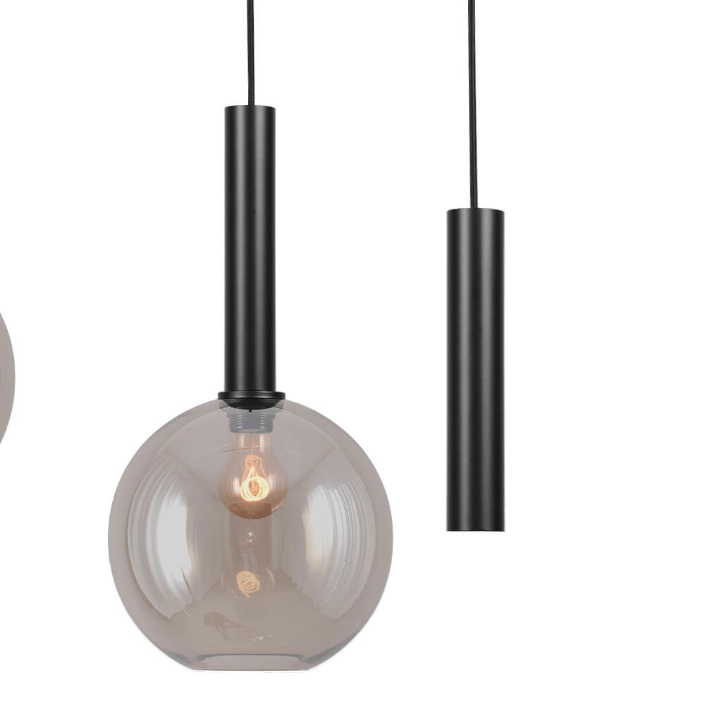 Dining room hanging lamp Bella 2 with glasses and pendants Masterlight 8718121340760