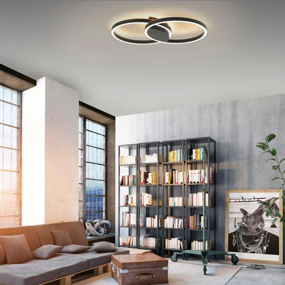 Design ceiling lamp Q-Marko round Paul Neuhaus 4012248366615