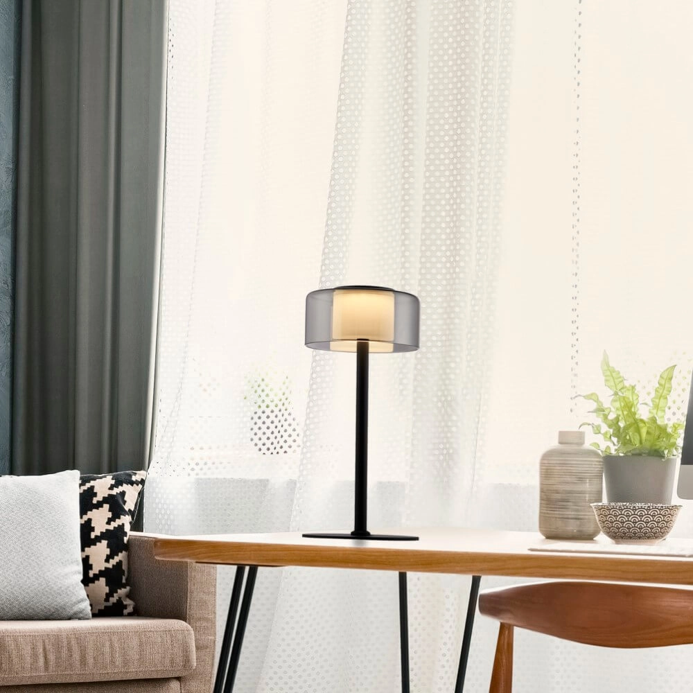 Black table lamp Rika Paul Neuhaus 4012248385227