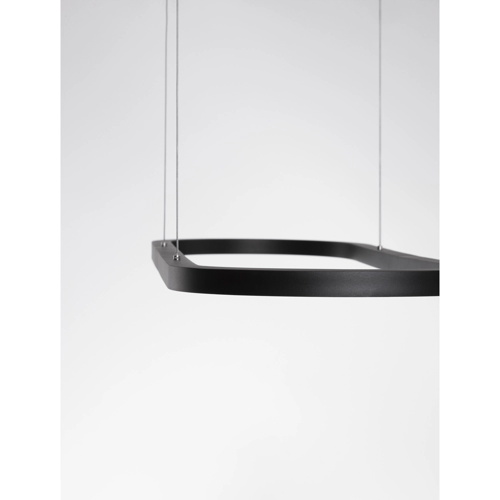 Oval pendant lamp Cuppe black Lyora 5212017438492