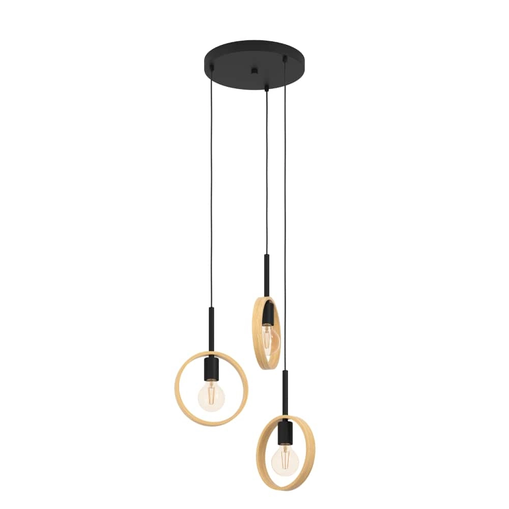 Vide hanging lamp Ipsden 3-light