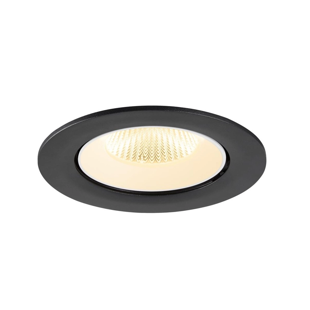 Recessed spotlight Numinos Gimble L black/white 3000K - 40deg SLV 4024163310291