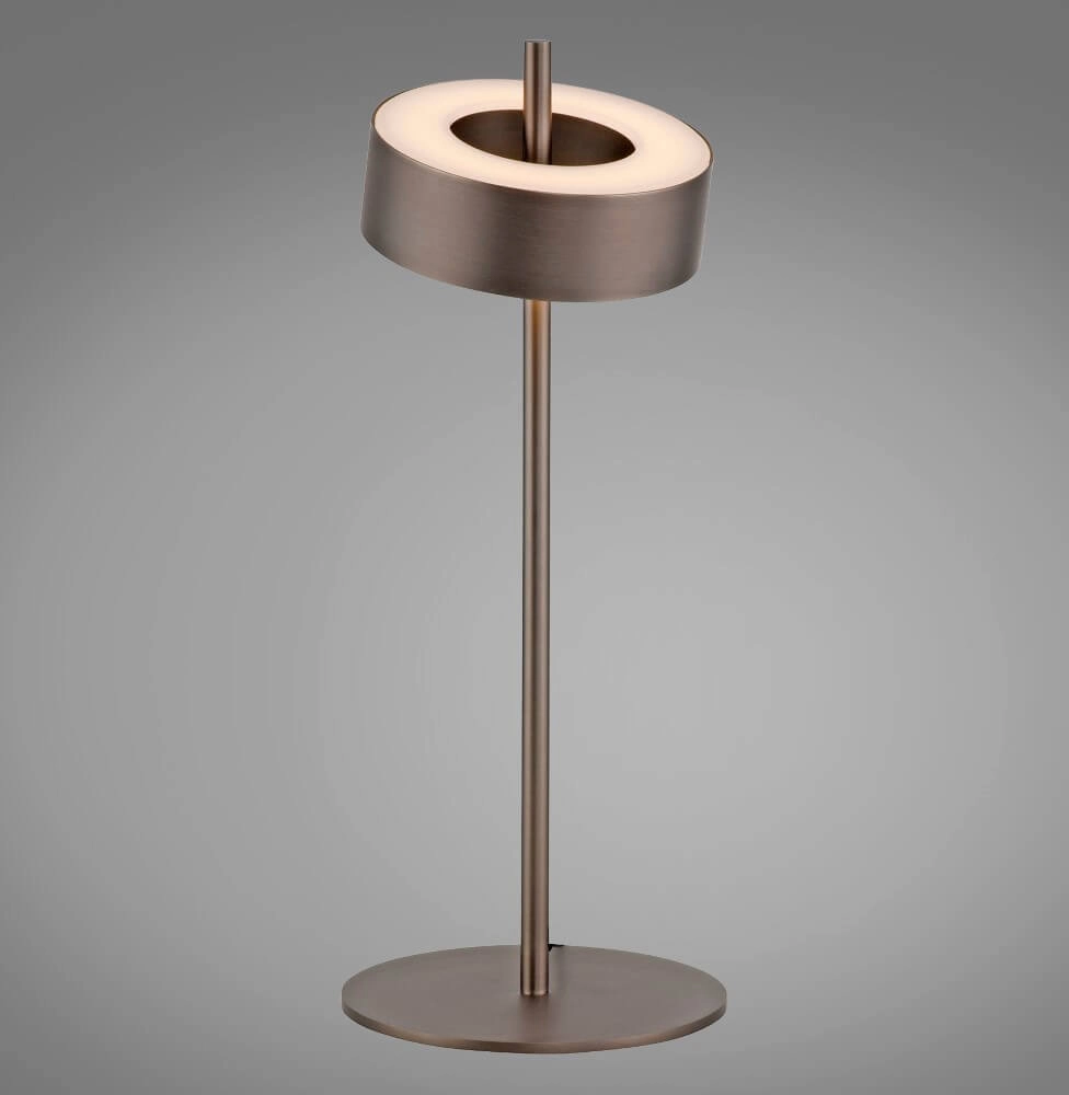 Brown table lamp Q-Rotate design Paul Neuhaus 4012248383216