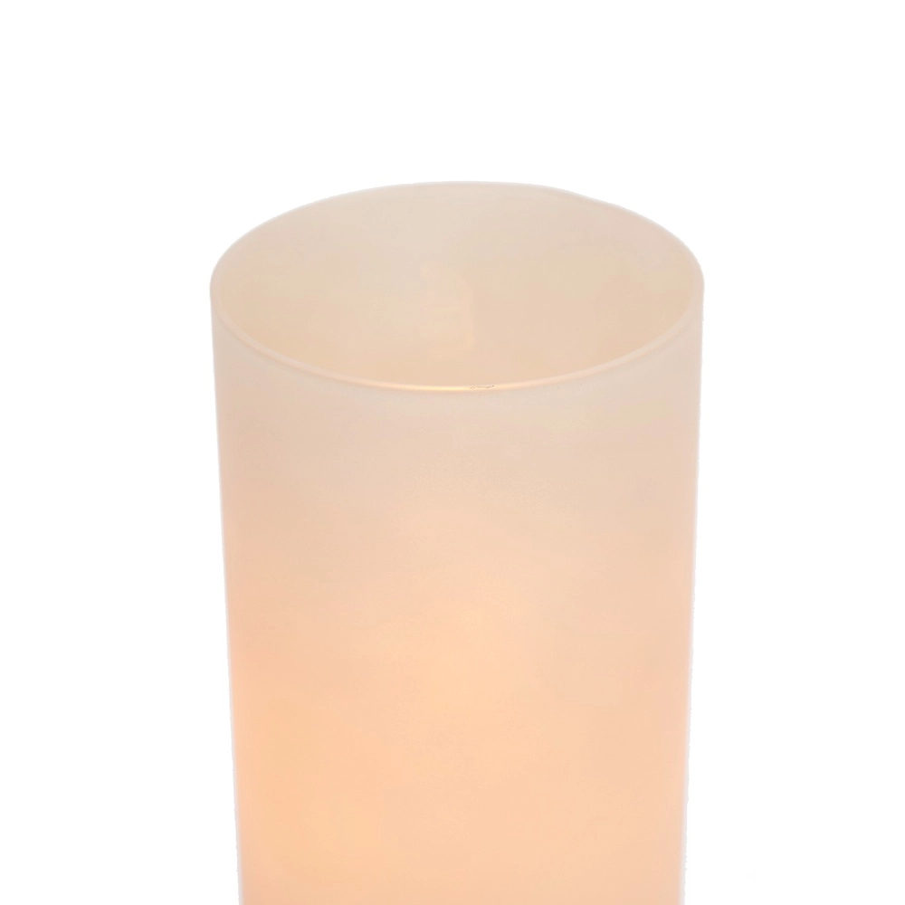Bedside Lamp Geo frosted white glass Eglo 9008606304349