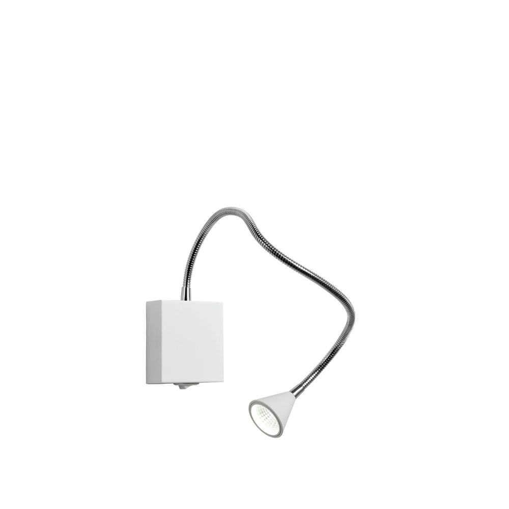 Bed reading light Buddy 4000K white Lucide 5411212185549