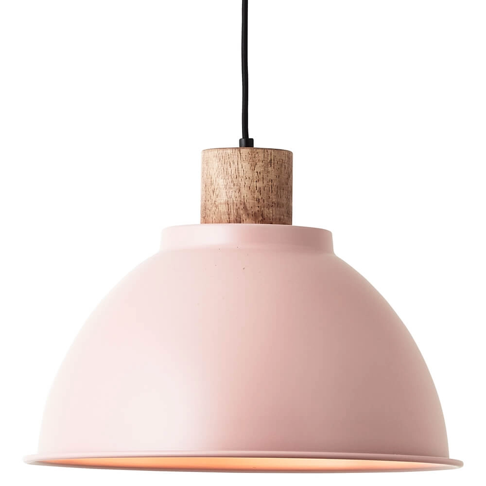 Hanging lamp Erena Ø 38cm pink