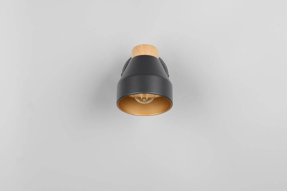 Design wall lamp Valentin black Trio 4017807637397