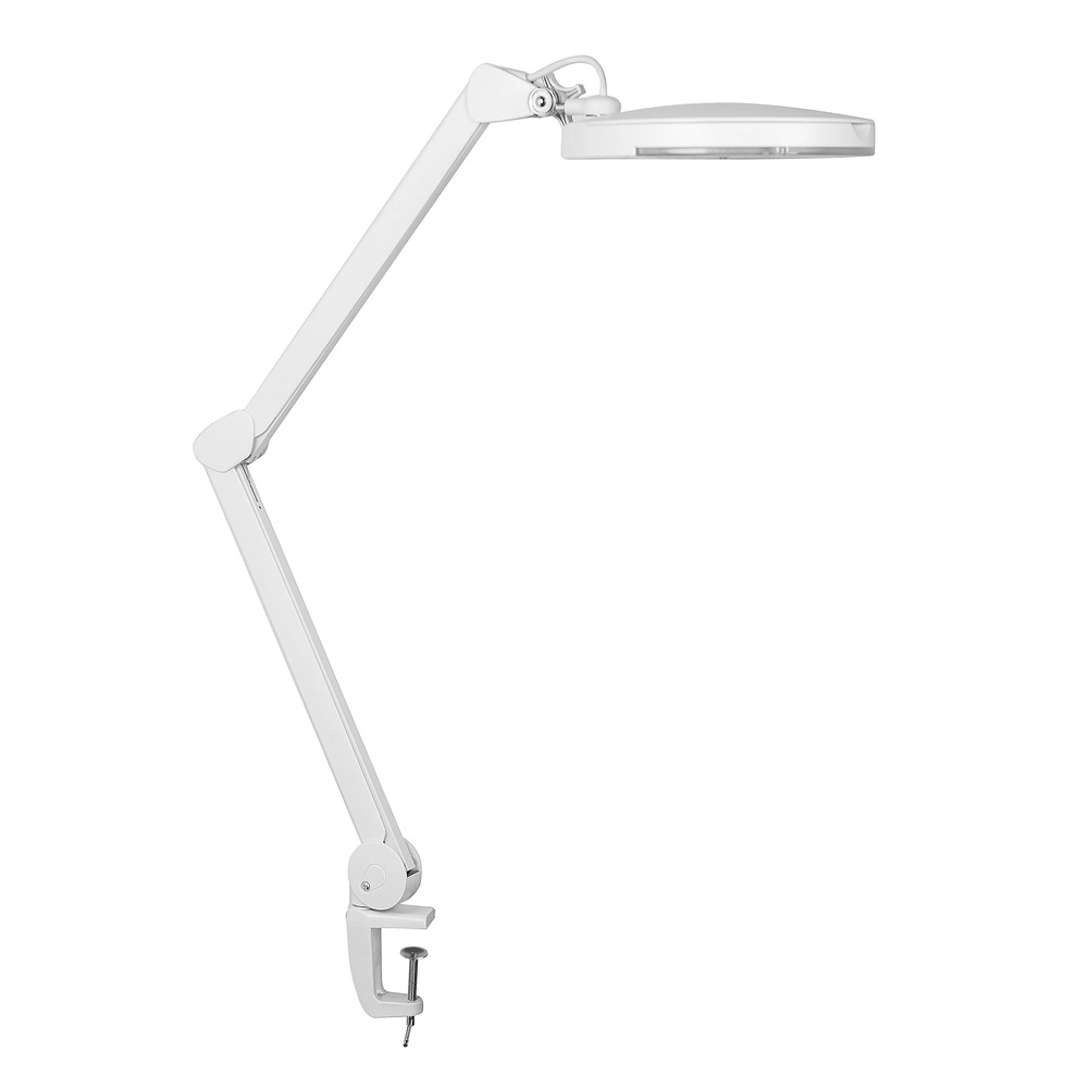 Clamp lamp Loupe white magnifying glass